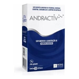 Andractiv 30 Cáps Suplemento Masculino Sem Sabor