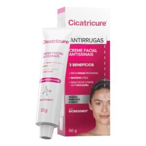 Creme Facial Cicatricure Antirrugas 50g - Rosto e Corpo e BioRegenext