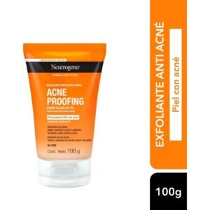 Esfoliante facial à prova de acne Neutrogena 100gr para pele acneica ou pele com acne