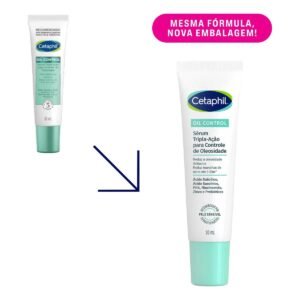 Facial Cetaphil Oil Control Sérum para Pele Oleosa a Acneica 30ml - Antimanchas, Antioleosidade e Antiacne