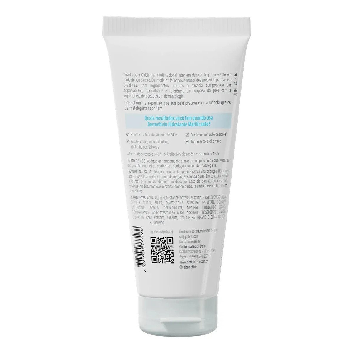 Facial Dermotivin Hidratante Matificante para Pele Oleosa 50ml - Imagem 4
