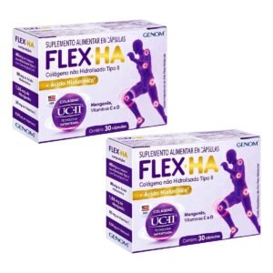Flex Ha Colágeno Não Hidrolisado Em Cápsulas Vitaminas C E D