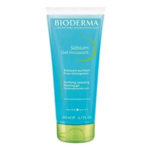 Gel De Limpeza Antioleosidade Bioderma Sébium Gel Moussant 200ml | Pele mista a oleosa