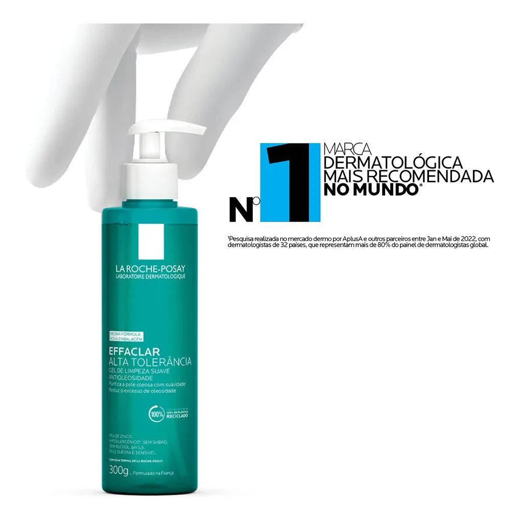 Gel De Limpeza Facial Effaclar Alta Tolerância 150g La Roche-posay - Imagem 4