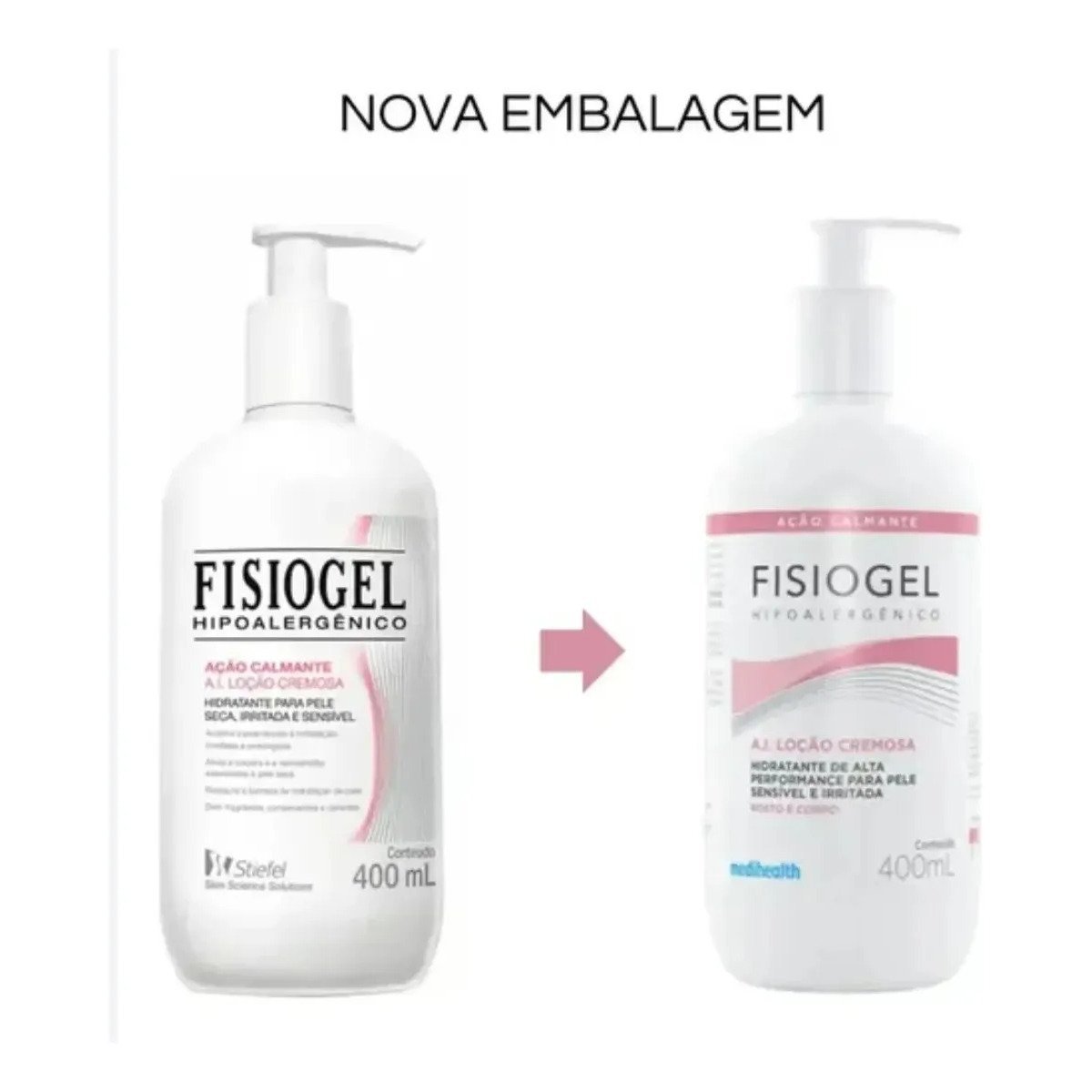 Loção Hidratante Calmante Fisiogel A.i. Pele Sensível 400 ml - Imagem 2