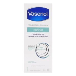 Loção hidratante para corpo Vasenol Reparação intensiva em frasco 200mL