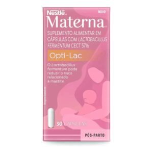 Nestlé Materna Opti Lac 30 Cápsulas Sabor Sem