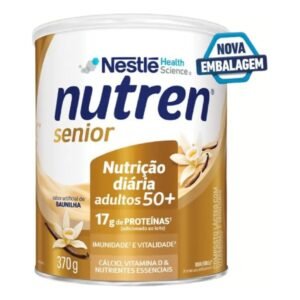 Nutren Senior Baunilha Nestlé 370g Nutrição Para Adultos 50