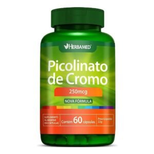 Picolinato Cromo 35mcg Herbamed 60 Cápsulas