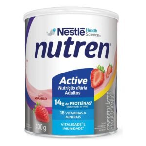 Proteína Nutren Active em pó sabor Morango x 400g