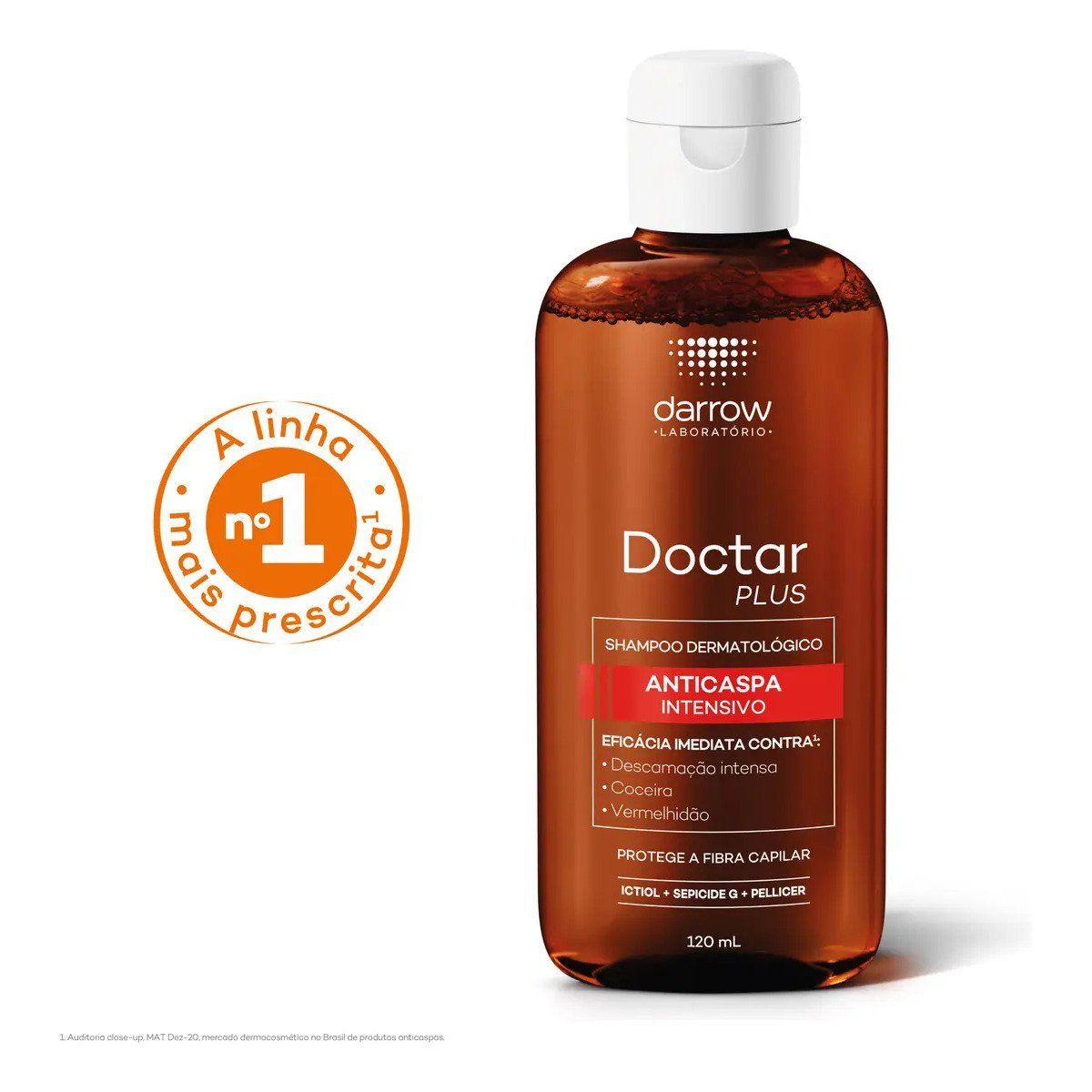 Shampoo Dermatológico Anticaspa Darrow Doctar Plus 120 mL - Imagem 2