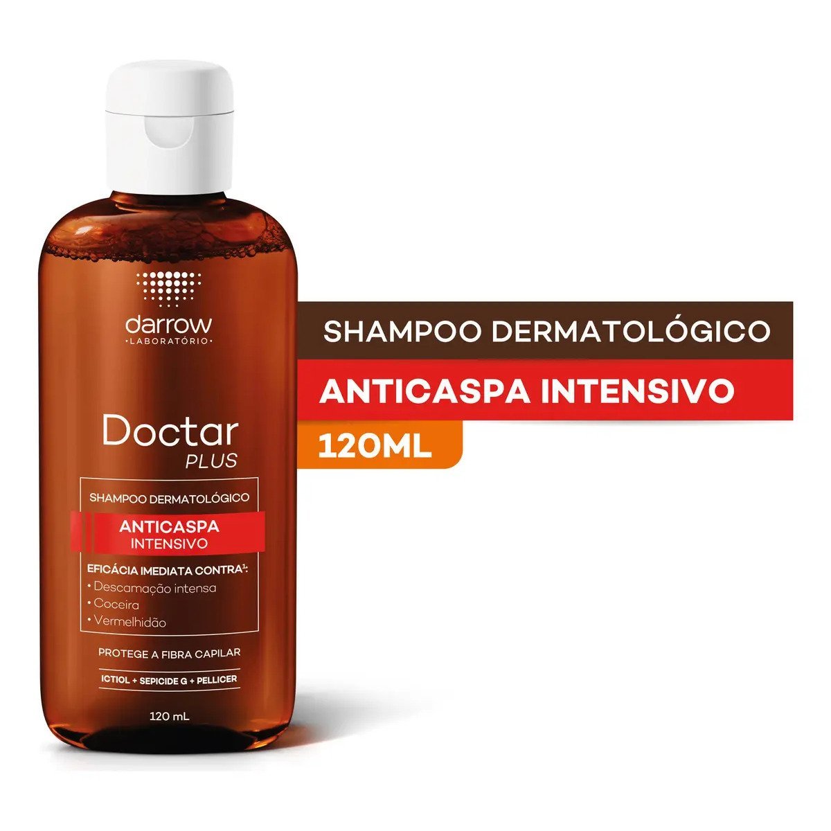 Shampoo Dermatológico Anticaspa Darrow Doctar Plus 120 mL - Imagem 3