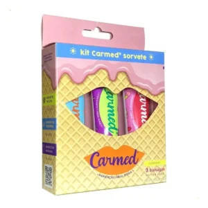Sorvete Carmed Verao Com 3 Bisnagas De 10g Cada