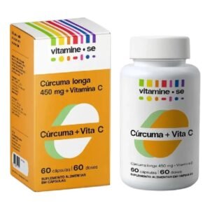 Vitamine-se Cúrcuma + Vita C 60 Cápsulas